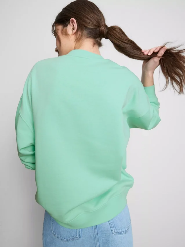 Cotton-rich oversized malibu sweatshirt