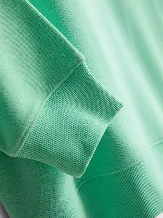 Cotton-rich oversized malibu sweatshirt