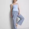 Cotton rich pointelle cami lounge top