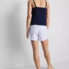 Cotton rich pointelle cami lounge top