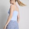 Cotton rich pointelle cami lounge top