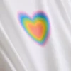 Cotton rich pride heart baby tee