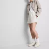 Cotton-rich relaxed airport shorts