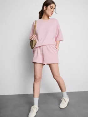 Cotton-rich relaxed airport shorts