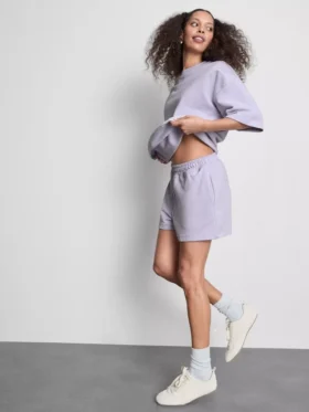 Cotton-rich relaxed airport shorts