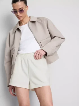 Cotton-rich relaxed airport shorts