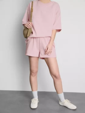 Cotton-rich relaxed airport shorts