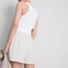 Cotton-rich relaxed airport shorts