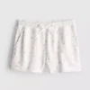Cotton rich relaxed floral shorts