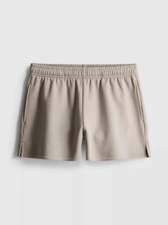 Cotton-rich relaxed leisure shorts