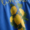 Cotton-rich relaxed lemon sweatshirt
