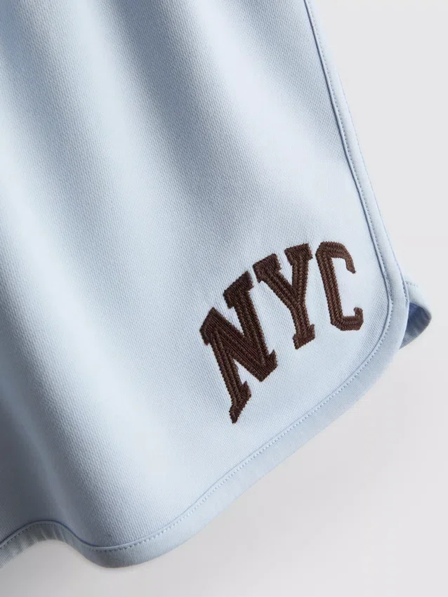 Cotton rich relaxed nyc shorts