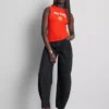 Cotton rich ribbed graphic tank