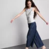 Cotton rich ribbed racerback tank