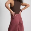 Cotton-rich ribbed racerback tank