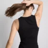 Cotton rich ribbed racerback tank