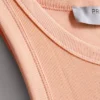 Cotton-rich ribbed racerback tank