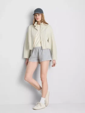 Cotton rich skinny jersey shorts