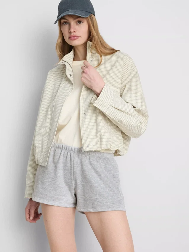 Cotton rich skinny jersey shorts