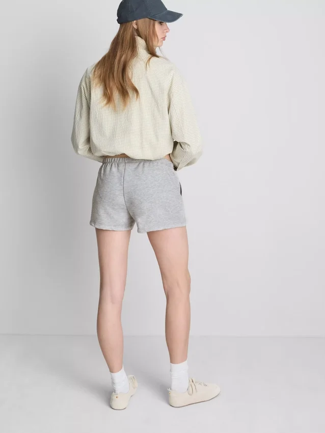 Cotton rich skinny jersey shorts