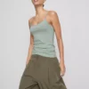 Cotton rich stretch cami top