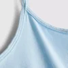 Cotton rich stretch cami top
