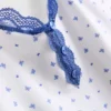 Cotton-rich stretch shorty pajamas
