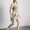Cotton rich stretch tank