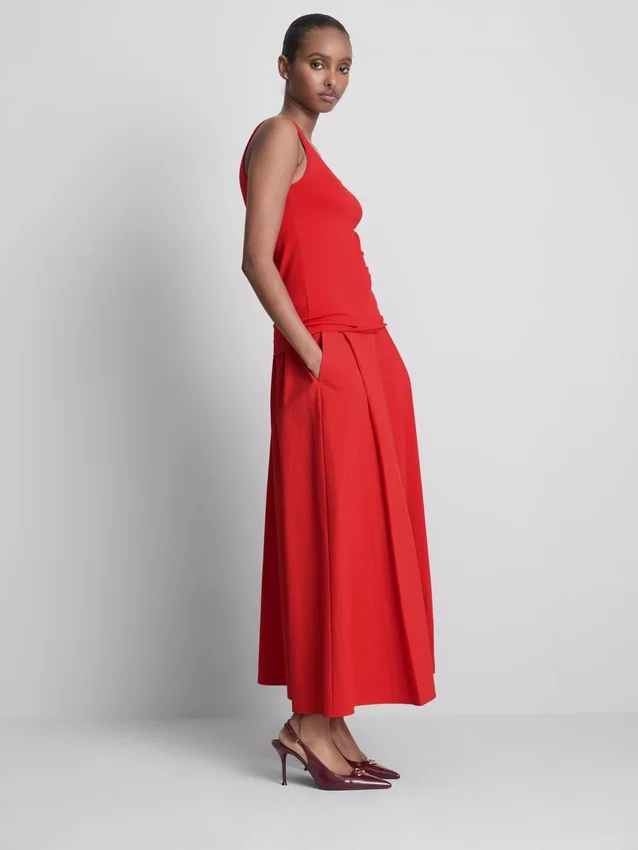 Cotton rich stretch tank