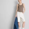 Cotton rich stretch tank