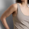 Cotton rich stretch tank