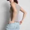 Cotton rich stretch tank