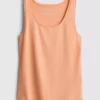 Cotton rich stretch tank