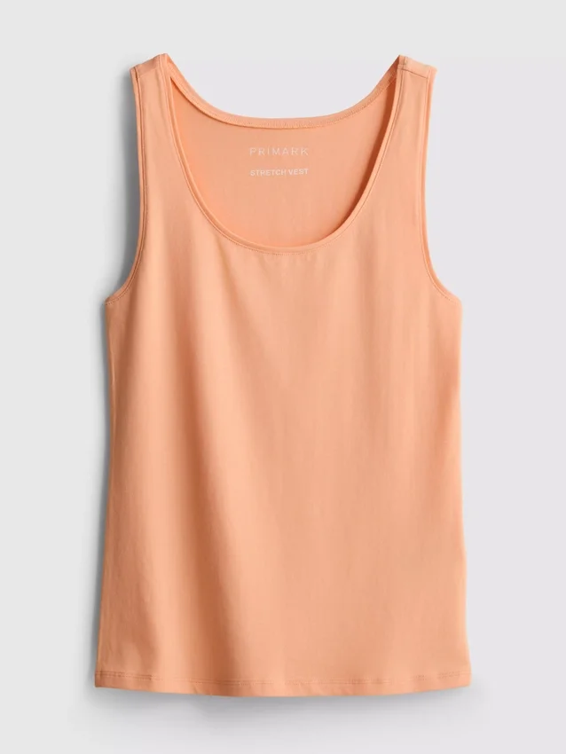 Cotton rich stretch tank