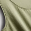 Cotton rich stretch tank