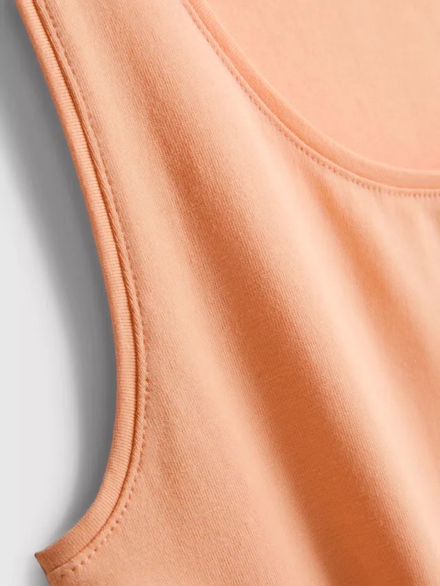 Cotton rich stretch tank