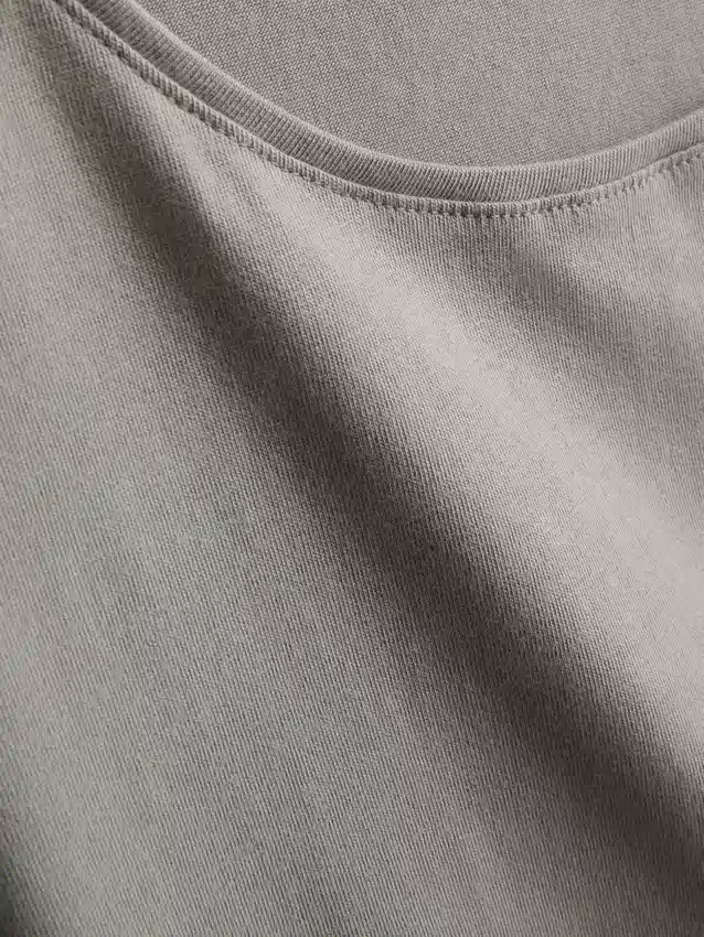 Cotton rich stretch tank