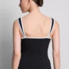 Cotton-rich sweetheart tank top