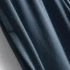 Cotton-rich wide-leg pleated joggers