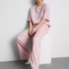 Cotton rich wide leg sweatpants