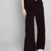 Cotton rich wide leg sweatpants
