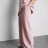 Cotton rich wide leg sweatpants