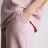 Cotton rich wide leg sweatpants