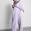Cotton rich wide leg sweatpants