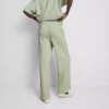 Cotton rich wide leg sweatpants
