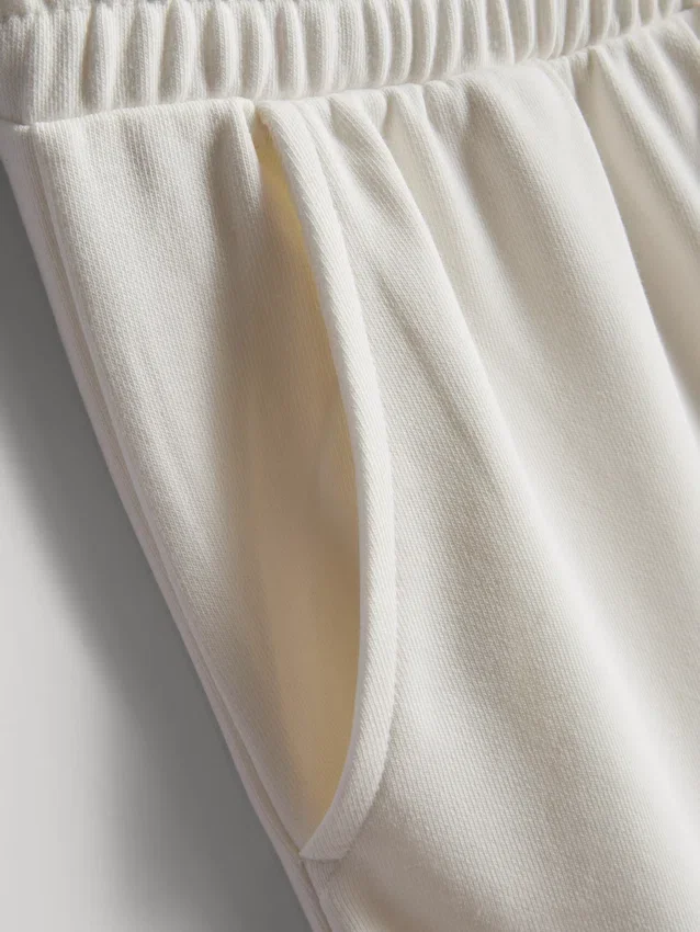 Cotton rich wide leg sweatpants