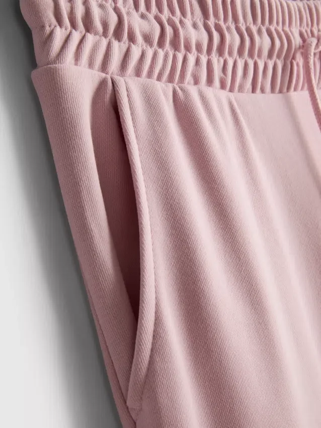Cotton rich wide leg sweatpants