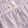 Cotton room service striped pajama shorts