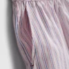 Cotton room service striped pajama shorts