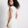 Cotton shirred tank top